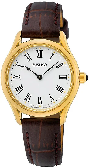 Seiko Classic Lady Sapphire Yellow Gold PVD SWR072P1