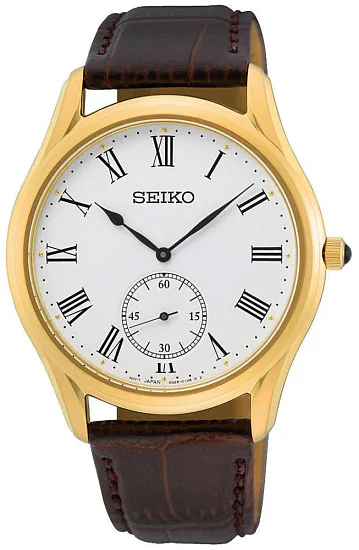Seiko Classic Sapphire Small Second Yellow Gold PVD SRK050P1