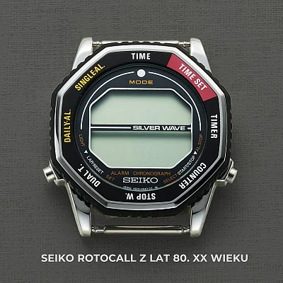 Seiko Rotocall 1980s Reborn Digital Quartz SMGG17P1