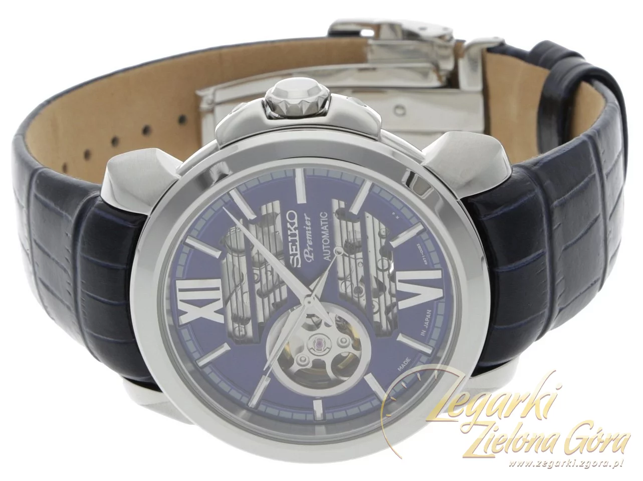 ✓ Seiko SSA399J1 ⌚ Premier Automatic Open Heart ? Zegarek Męski