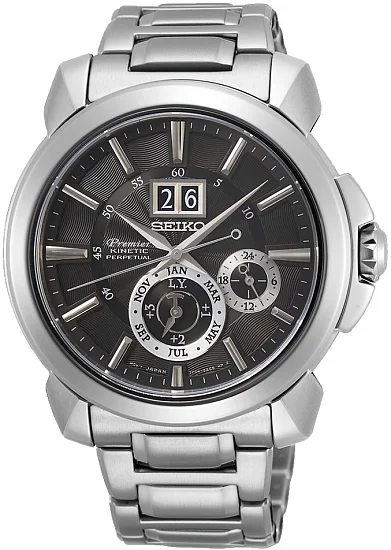 Seiko Premier Kinetic Perpetual Calendar Big-Date SNP165P1