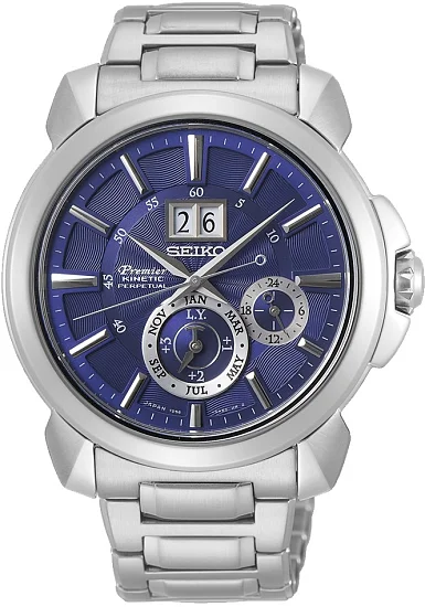Seiko Premier Kinetic Perpetual Calendar Big-Date SNP161P1