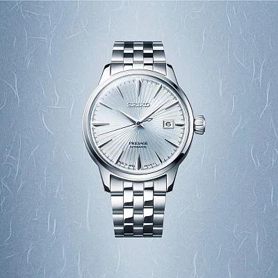 Seiko Presage Automatic Cocktail Time Ice Blue SRPE19J1