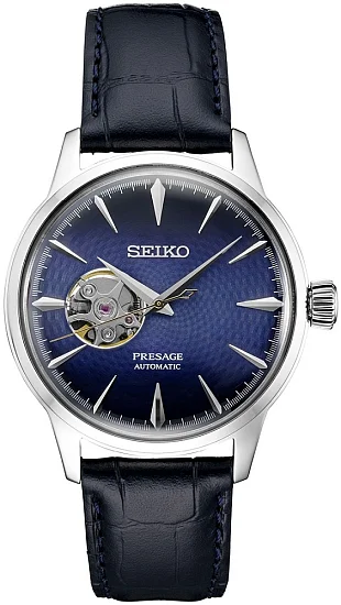 Seiko Presage Automatic Open-Heart Cocktail Time Blue Moon SSA405J1