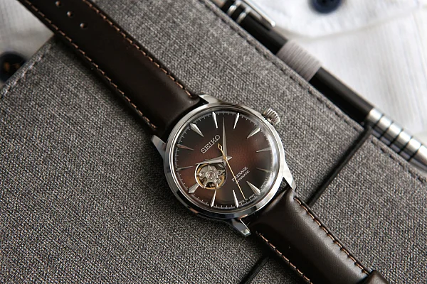 Seiko Presage Automatic Open-Heart Cocktail Time The Stinger SSA407J1