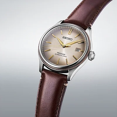 Seiko Presage Classic Series Automatic Upcycled Leather Strap Limited Edition SPB529J1