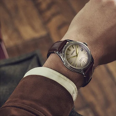 Seiko Presage Classic Series Automatic Upcycled Leather Strap Limited Edition SPB529J1
