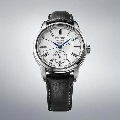 Seiko Presage Prestige Line Automatic Craftsmanship Series Enamel White Dial SPB495J1