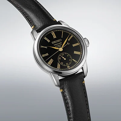 Seiko Presage Prestige Line Automatic Craftsmanship Urushi Lacquer Black Dial SPB499J1