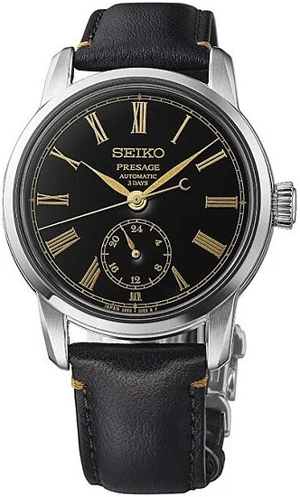 Seiko Presage Prestige Line Automatic Craftsmanship Urushi Lacquer Black Dial SPB499J1