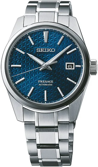Seiko Presage Prestige Line Automatic Sharp Edged Aitestu Blue Dial SPB167J1