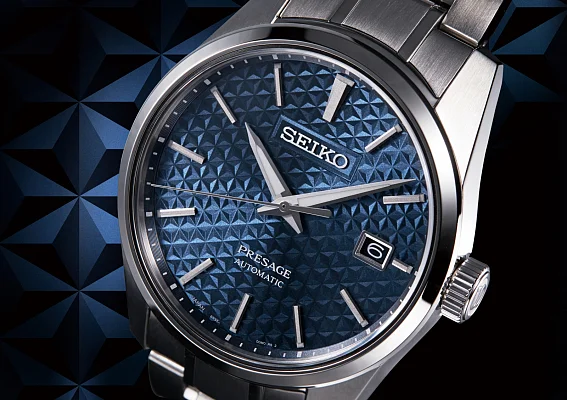 Seiko Presage Prestige Line Automatic Sharp Edged Aitestu Blue Dial SPB167J1
