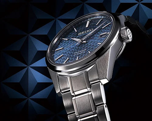 Seiko Presage Prestige Line Automatic Sharp Edged Aitestu Blue Dial SPB167J1