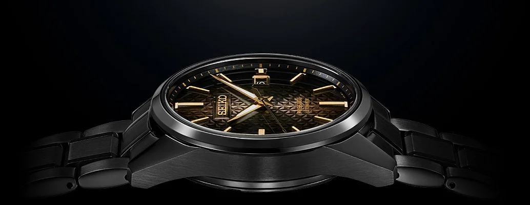 Seiko Presage Prestige Line Automatic Sharp Edged 140th Anniversary Limited Edition Set SPB205J1