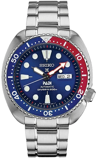 Seiko Prospex Sea Diver Automatic Turtle PADI Special Edition Pepsi SRPA21K1