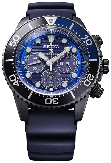 Seiko Prospex Sea Diver Solar Black Save the Ocean Special Edition SSC701P1