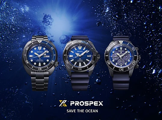 Seiko Prospex Sea Diver Solar Black Save the Ocean Special Edition SSC701P1