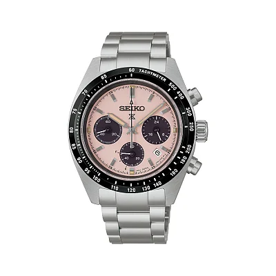 Seiko Prospex Land Speedtimer 39mm Solar Chronograph Rose Panda SSC963P1