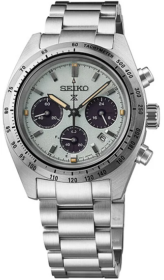 Seiko Prospex Land Speedtimer 39mm Solar Chronograph Pistachio Panda SSC965P1