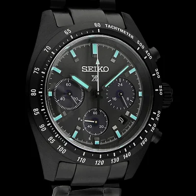 Seiko Prospex Land Speedtimer 39mm Solar Chrono Blackout SSC917P1