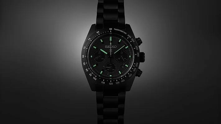 Seiko Prospex Land Speedtimer 39mm Solar Chrono Blackout SSC917P1