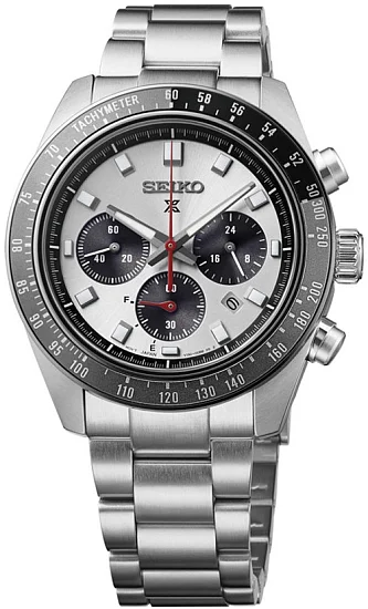 Seiko Prospex Land Speedtimer 41mm Solar Chrono Grand Prix White HBJ001P1