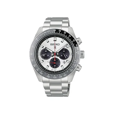 Seiko Prospex Land Speedtimer 41mm Solar Chrono Grand Prix White HBJ001P1