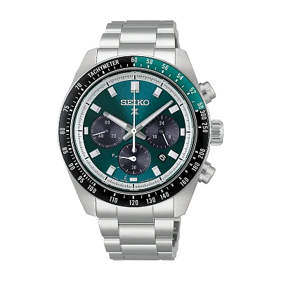Seiko Prospex Land Speedtimer 41mm Solar Chrono Racing Green HBJ003P1