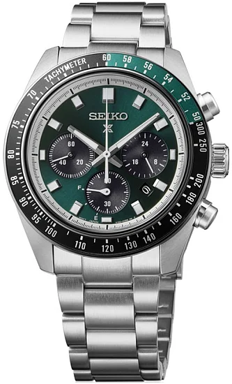 Seiko Prospex Land Speedtimer 41mm Solar Chrono Racing Green HBJ003P1