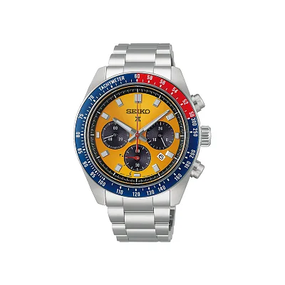 Seiko Prospex Land Speedtimer 41mm Solar Chrono Speed Yellow HBJ004P1