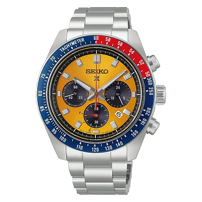 Seiko Prospex Land Speedtimer 41mm Solar Chrono Speed Yellow HBJ004P1