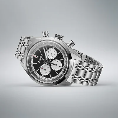 Seiko Prospex Land Speedtimer 42mm Automatic Chrono Reverse-Panda Dial SRQ053J1
