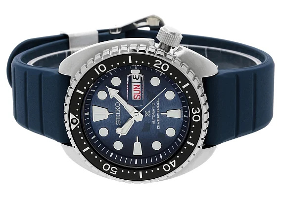 Seiko Prospex Sea Diver Automatic Turtle Dark Manta Ray Save the Ocean Special Edition Ceramic SRPF77K1
