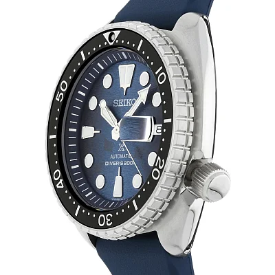 Seiko Prospex Sea Diver Automatic Turtle Dark Manta Ray Save the Ocean Special Edition Ceramic SRPF77K1