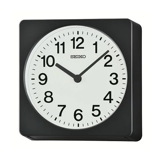 Seiko Zegar Ścienny Analogowy Kwadratowy Czarny QXA860K