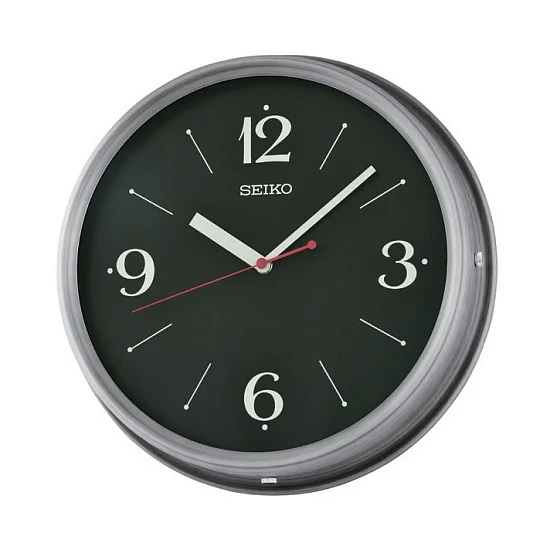 Seiko Zegar Ścienny Analogowy Okrągły Srebrny Minimalistyczny QXA865K