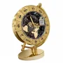 Zdjęcie 3 Seiko Zegar Biurkowy Analogowy Mapa Świata Złoty QHG106G