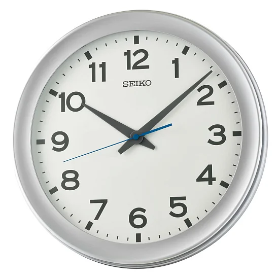Seiko Zegar Ścienny Analogowy Okrągły Szary QXA835S