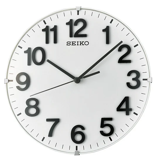 Seiko Zegar Ścienny Analogowy Okrągły Biały QXA656W