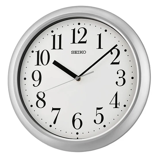 Seiko Zegar Ścienny Analogowy Okrągły Szary QXA787S
