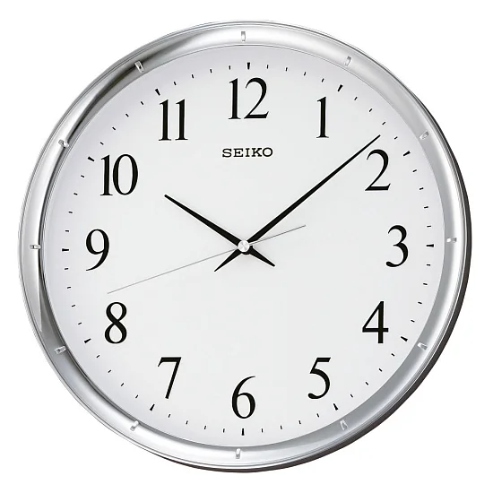 Seiko Zegar Ścienny Analogowy Okrągły Szary QXA417S