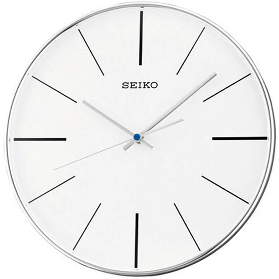 Seiko Zegar Ścienny Analogowy Okrągły Szary Minimalistyczny QXA634A