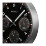 Zdjęcie 4 Seiko Zegar Ścienny Analogowy Okrągły Czarny Termometr Higrometr QXA823K