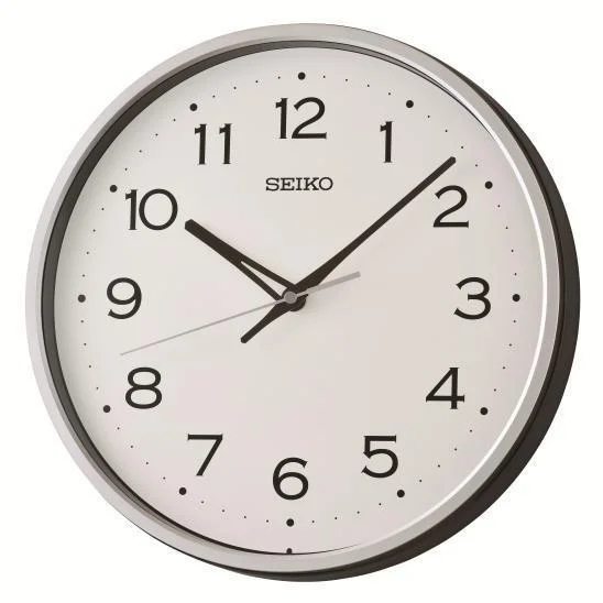 Seiko Zegar Ścienny Analogowy Okrągły Czerwony Klasyczny QHA020S