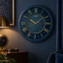 Zdjęcie 4 Seiko Zegar Ścienny Analogowy Okrągły Znaki Zodiaku Niebieski Podświetlany QHA013L
