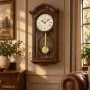 Zdjęcie 4 Seiko Zegar Ścienny Analogowy Wahadłowy Drewniany Ornamentowy QXM618B