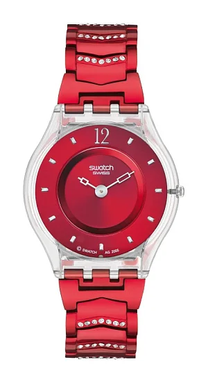 Swatch Skin Classic Cristal Row Red SFK349AG