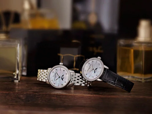 Frederique Constant Slimline Moonphase Ladies Diamonds FC-206MPWD1SD6B