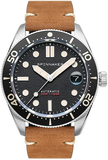 Spinnaker Croft Mid-Size Automatic Anchor Black SP-5100-01