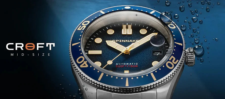 Spinnaker Croft Mid-Size Automatic Regiment Blue SP-5100-22